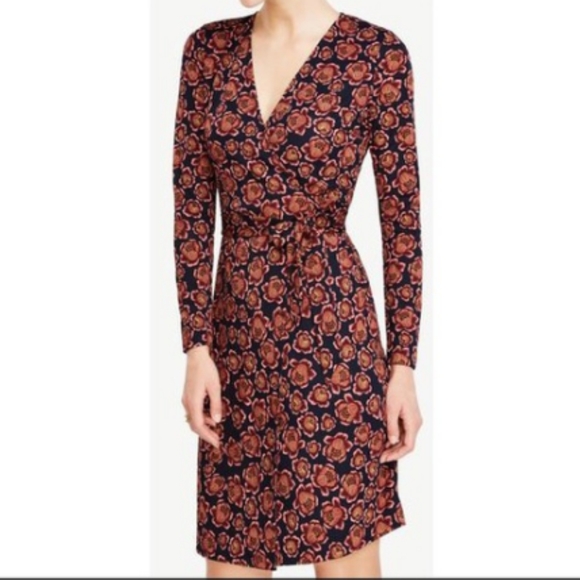 Robe Ann Taylor Faux Wrap Dress - Taille S, Multicolore, Neuve Avec étiquettes (NWT)